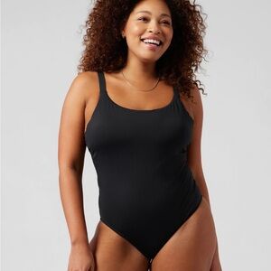 NWT Athleta Hermosa Swimsuit Black L